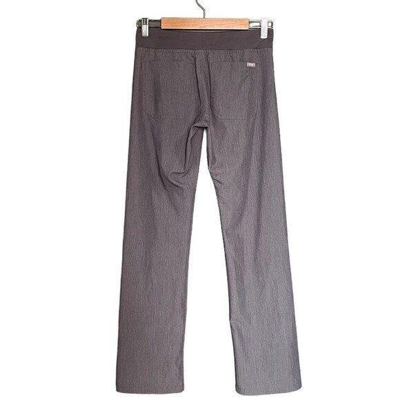 Figs Livingston Basic Scrub Pants Yoga Waistband Straight Leg Gray Size XXS 2XS - Picture 3 of 12